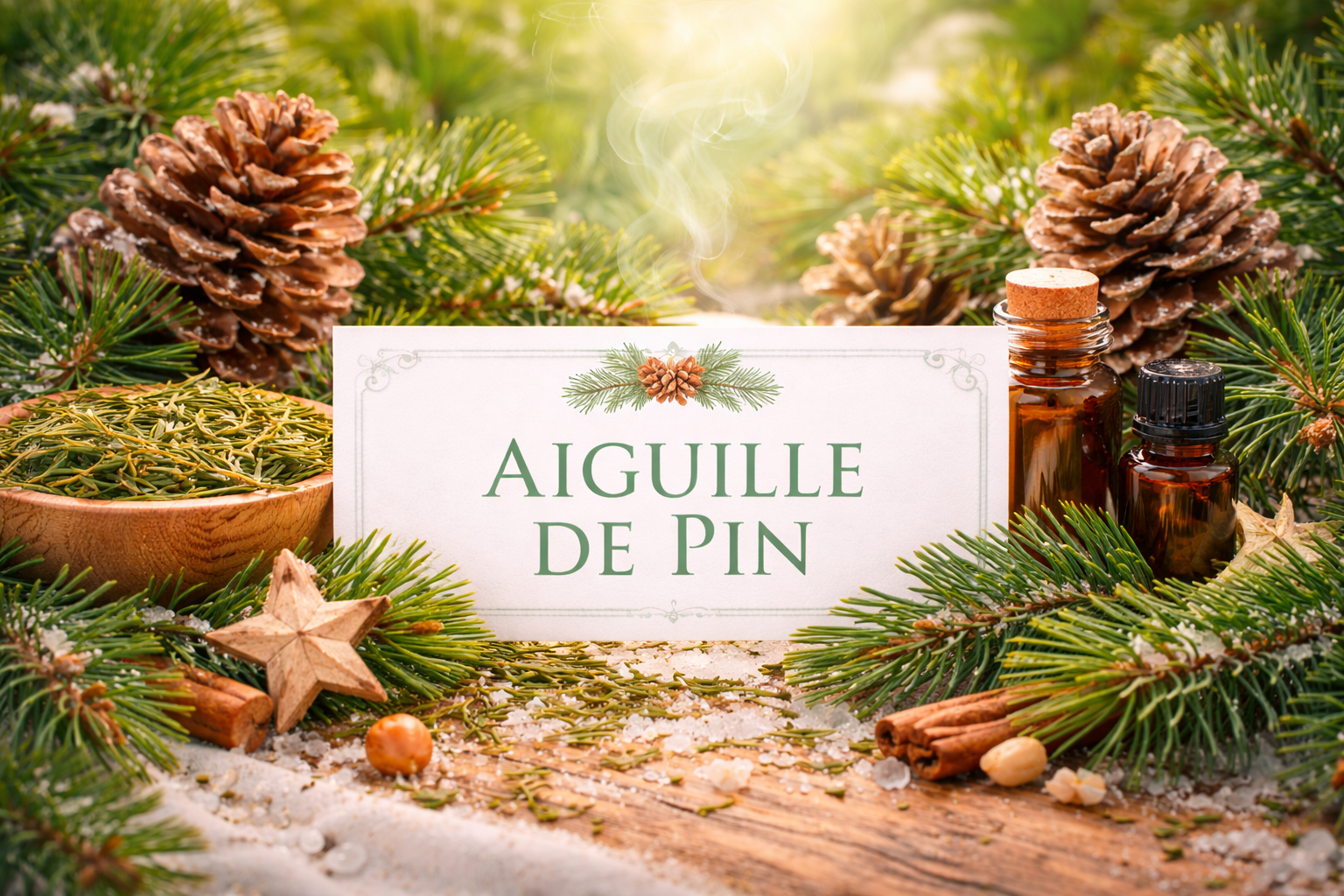 fondants parfumés aiguille de pin