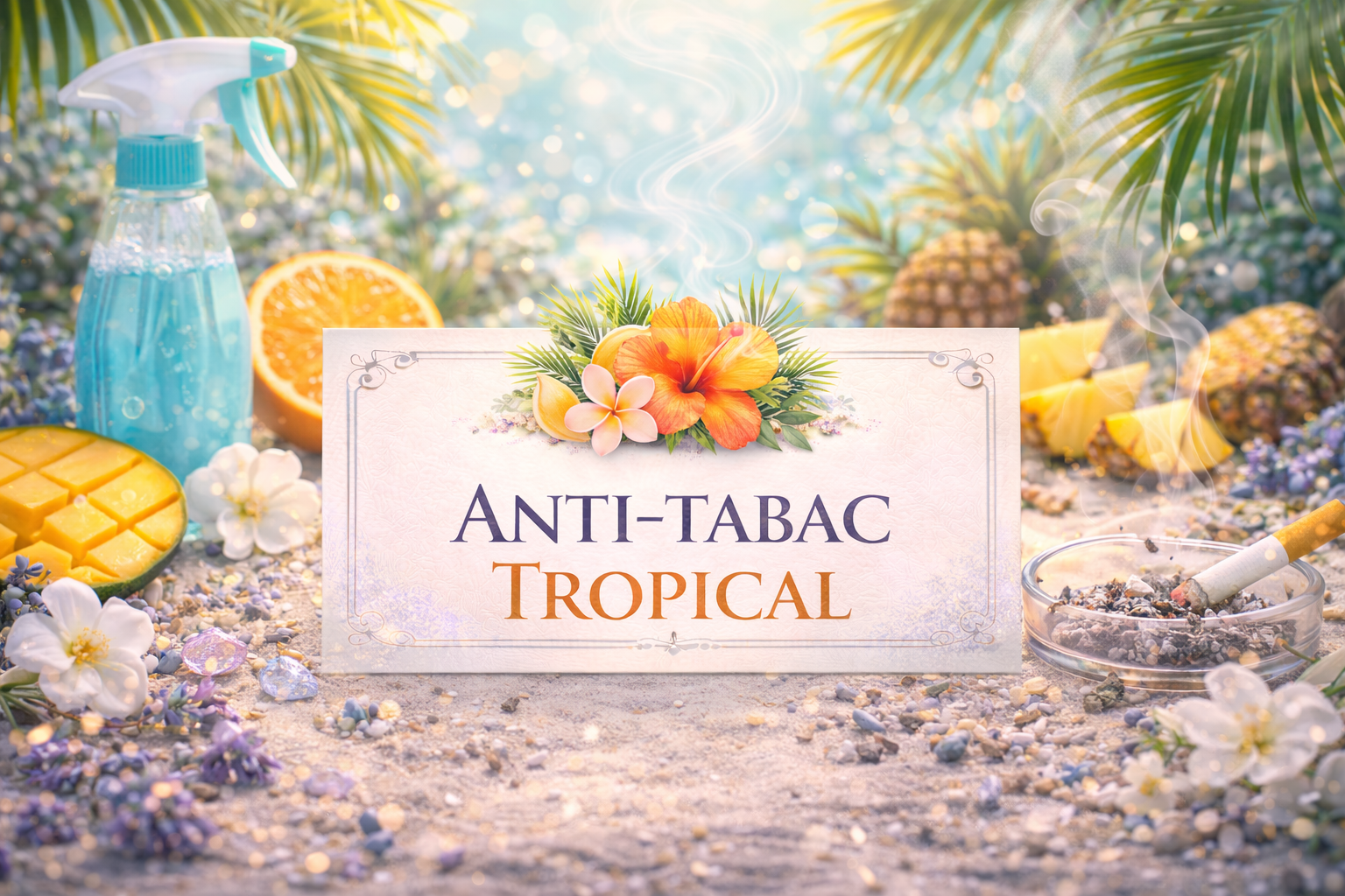 fondants parfumés anti-tabac tropical