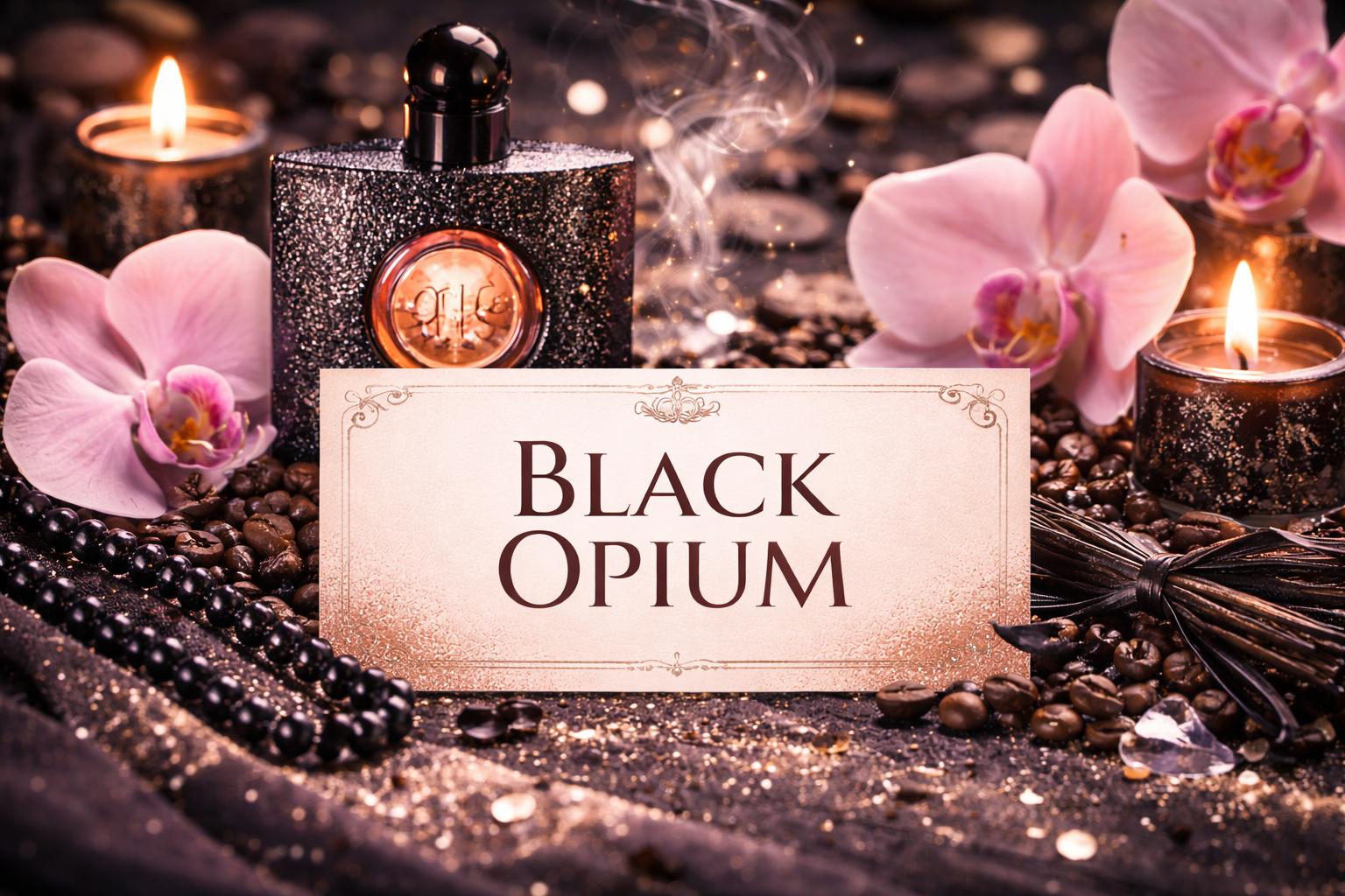 fondants parfumés black opium