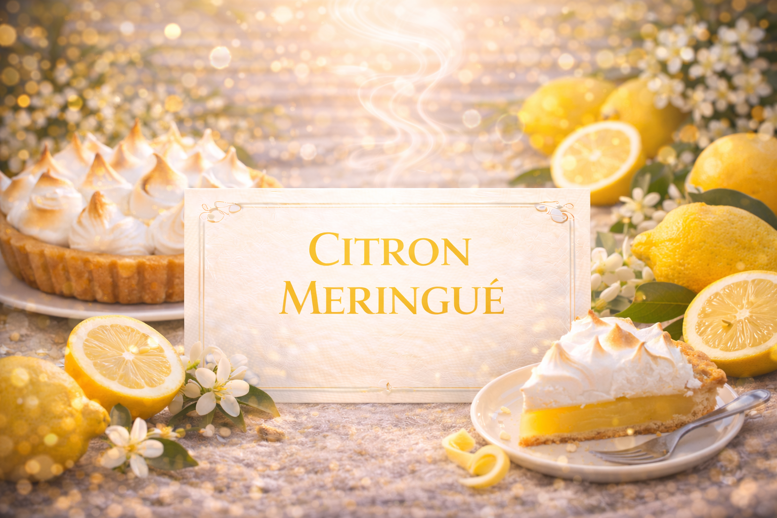 fondants parfumés citron meringué