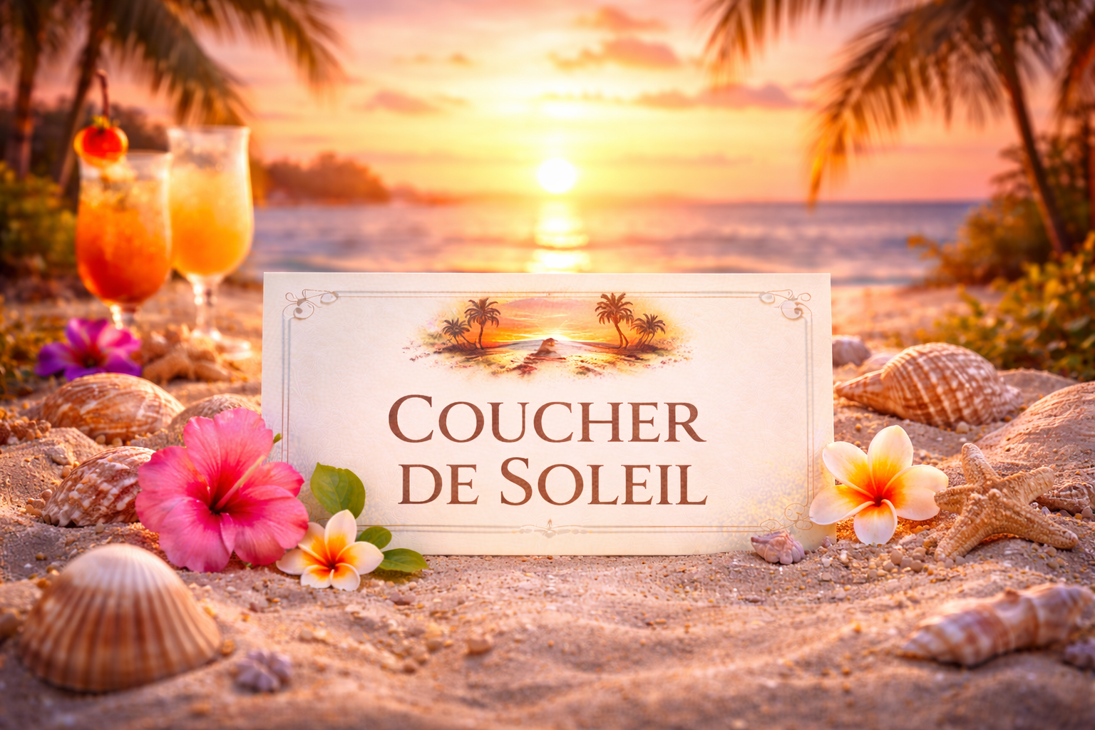 fondants parfumés coucher de soleil