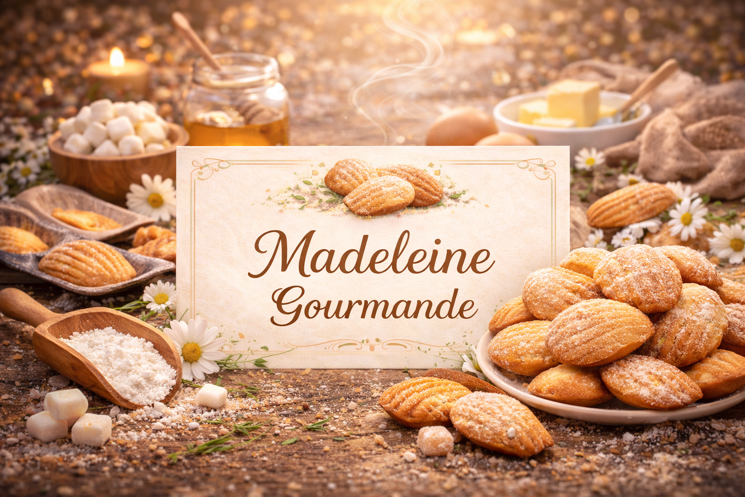 fondants parfumés madeleine gourmande