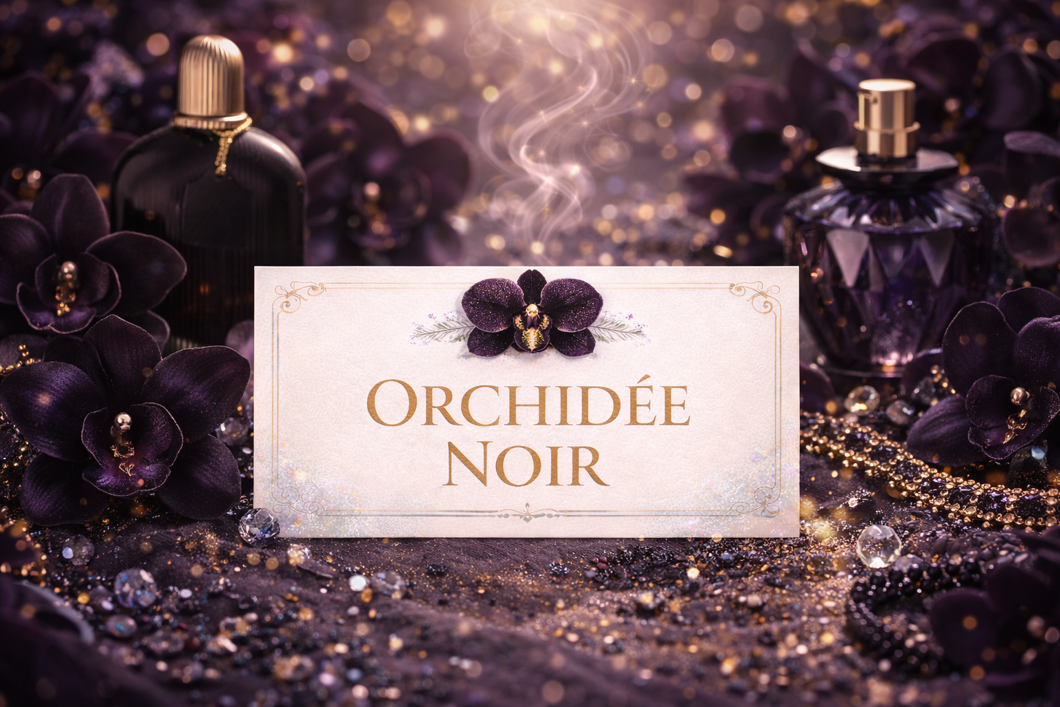 fondants parfumés orchidée noir