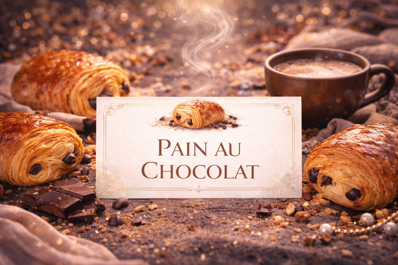 fondants parfumés pain au chocolat